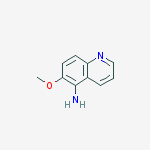 6-methoxyquinolin-5-amine结构式