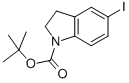 Structure of 5-IODO-2,3-DIHYDRO-INDOLE-1-CARBOXYLIC ACID TERT-BUTYL ESTER