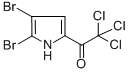 2,2,2-TRICHLORO-1-(4,5-DIBROMO-1H-PYRROL-2-YL)-1-ETHANONE结构式