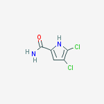 Chemical structure of 4,5-Dichloro-1H-pyrrole-2-carboxamide