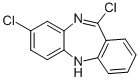 Structure of 8,11-Dichloro-5H-dibenzo[b,e][1,4]diazepine