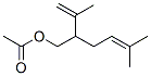 Structure of (+/-)-2-ISOPROPENYL-5-METHYL-4-HEXEN-1-YL ACETATE