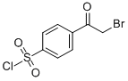 Structure of 4-(2-BROMOACETYL)BENZENESULFONYL CHLORIDE