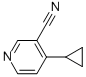 Structure of 3-PYRIDINECARBONITRILE,4-CYCLOPROPYL-