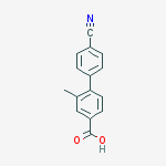 Structure of 4-(4-cyanophenyl)-3-methylbenzoic Acid