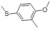 Structure of 1-METHOXY-2-METHYL-4-(METHYLTHIO)BENZENE, 97