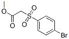 Structure of (4-Bromophenylsulfonyl)acetic acid methyl ester