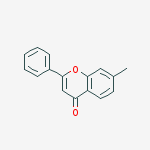 Structure of 4H-1-BENZOPYRAN-4-ONE,7-METHYL-2-PHENYL-