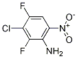 Structure of 3-Chloro-2,4-difluoro-6-nitroaniline