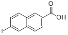 Structure of 2-NAPHTHALENECARBOXYLIC ACID, 6-IODO-