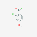 Benzoyl chloride, 2-chloro-4-methoxy-结构式