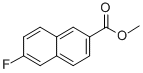 Chemical structure of 6-FLUORO-2-NAPHTHOIC ACID METHYL ESTER