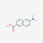 Structure of Methyl 6-(dimethylamino)-2-naphthoate