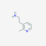 Structure of 3-PYRIDINEETHANAMINE,2-METHYL-