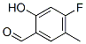 Structure of 4-fluoro-2-hydroxy-5-methylBenzaldehyde
