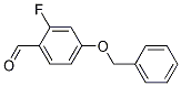 Structure of Benzaldehyde, 2-fluoro-4-(phenylmethoxy)-