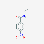 Structure of N-ethyl-4-nitrobenzamide