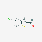 5-Chloro-3-methylbenzo[b]thiophene-2-carbaldehyde结构式