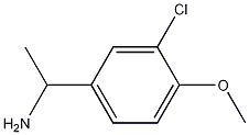 Structure of Benzenemethanamine, 3-chloro-4-methoxy-.alpha.-methyl-