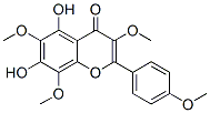 Structure of 5,7-Dihydroxy-3,6,8-trimethoxy-2-(4-methoxyphenyl)-4H-1-benzopyran-4-one