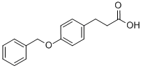 3-[4-(BENZYLOXY)PHENYL]PROPIONIC ACID结构式