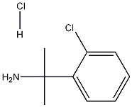 Structure of 2-(2-CHLOROPHENYL)PROPAN-2-AMINE HYDROCHLORIDE