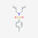 N,N-二烯丙基-4-甲基苯磺酰胺结构式