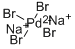 Structure of SODIUM TETRABROMOPALLADATE(II)