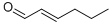 Structure of hex-2-enal