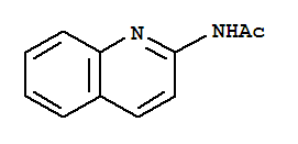 Structure of acetamide, N-2-quinolinyl-