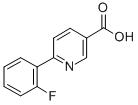 Structure of 6-(2-Fluorophenyl)-nicotinic acid