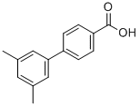 3,5-DIMETHYLBIPHENYL-4-CARBOXYLIC ACID结构式