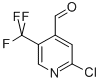 Structure of 2-CHLORO-5-(TRIFLUOROMETHYL)-PYRIDINE-4-CARBOXALDEHYDE