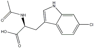 N-ACETYL 6-CHLOROTRYPTOPHAN结构式