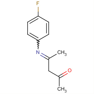 2-Pentanone, 4-[(4-fluorophenyl)imino]-结构式