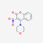 Structure of 4-MORPHOLINO-3-NITROCOUMARIN