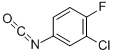 Structure of 3-CHLORO-4-FLUOROPHENYL ISOCYANATE