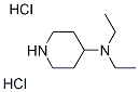 Structure of 4-Piperidinamine, N,N-diethyl-, dihydrochloride
