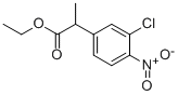 Structure of ETHYL 2-(3-CHLORO-4-NITROPHENYL)PROPIONATE