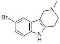 Structure of 8-bromo-2-methyl-2,3,4,5-tetrahydro-1H-pyrido[4,3-b]indole