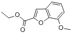 Structure of ETHYL 7-METHOXYBENZOFURAN-2-CARBOXYLATE