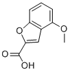 Structure of 4-methoxybenzofuran-2-carboxylic acid