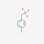 1-methyl-4-(2,2,2-trifluoroethyl)benzene结构式