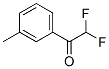 Structure of ETHANONE,2,2-DIFLUORO-1-(3-METHYLPHENYL)-