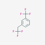 Structure of 1-(2,2,2-trifluoroethyl)-3-(trifluoromethyl)benzene