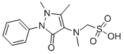 Chemical structure of [(2,3-dihydro-1,5-dimethyl-3-oxo-2-phenyl-1H-pyrazol-4-yl)methylamino]methanesulphonic acid