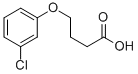 Structure of 4-(3-CHLORO-PHENOXY)-BUTYRIC ACID