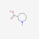 Structure of 1-Methylazepane-3-carboxylic acid