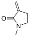 Structure of 2-Pyrrolidinone, 1-methyl-3-methylene-