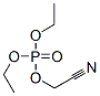 Structure of cyanomethyl diethyl phosphate